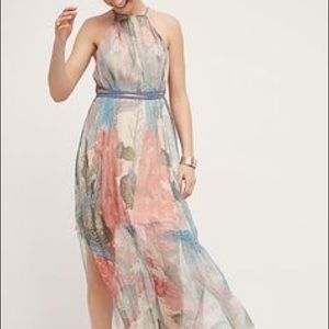 Anthropologie coastal maxi-worn once & like new!